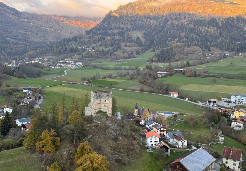 Alt-Süns Castle, Domleschg, Switzerland, Switzerland